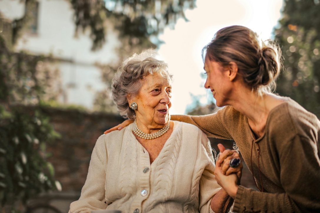 Care 1 - older lady and younger lady